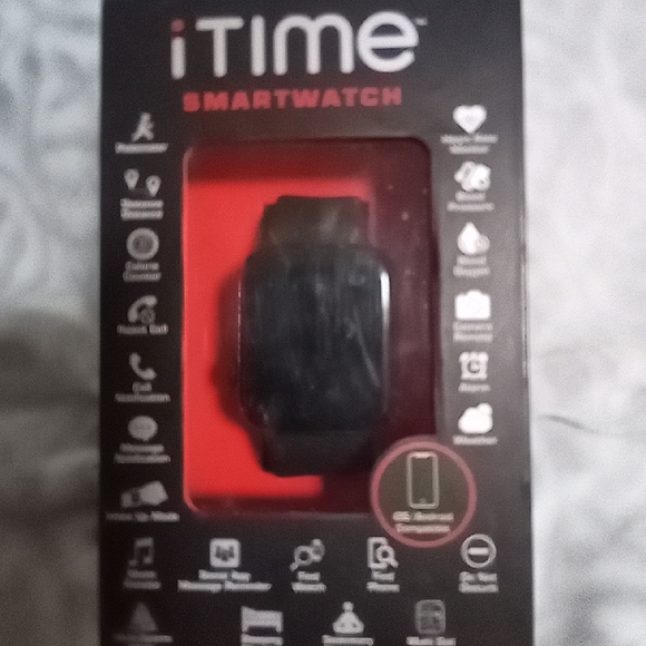 iTime Smartwatch - Black - Picture 1 of 6